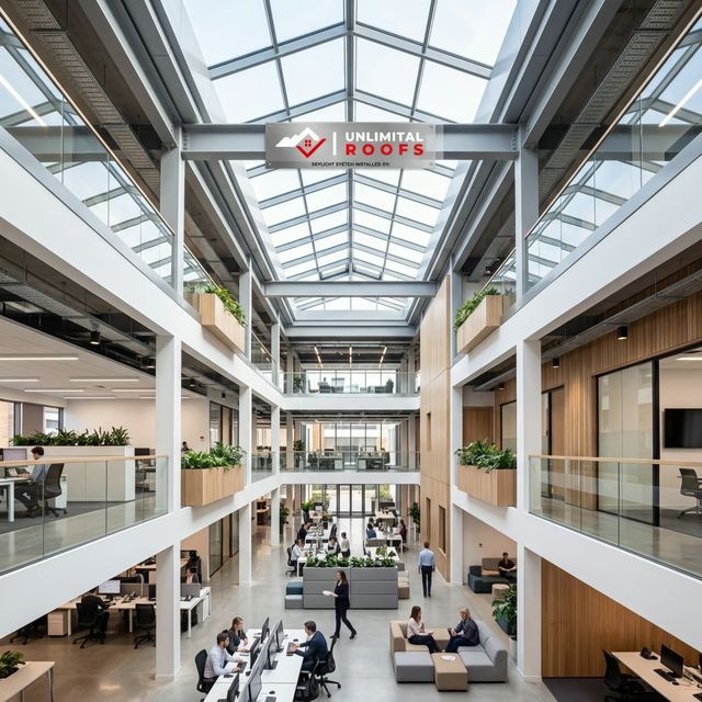 The Universal Roofs skylight installation team in Toronto